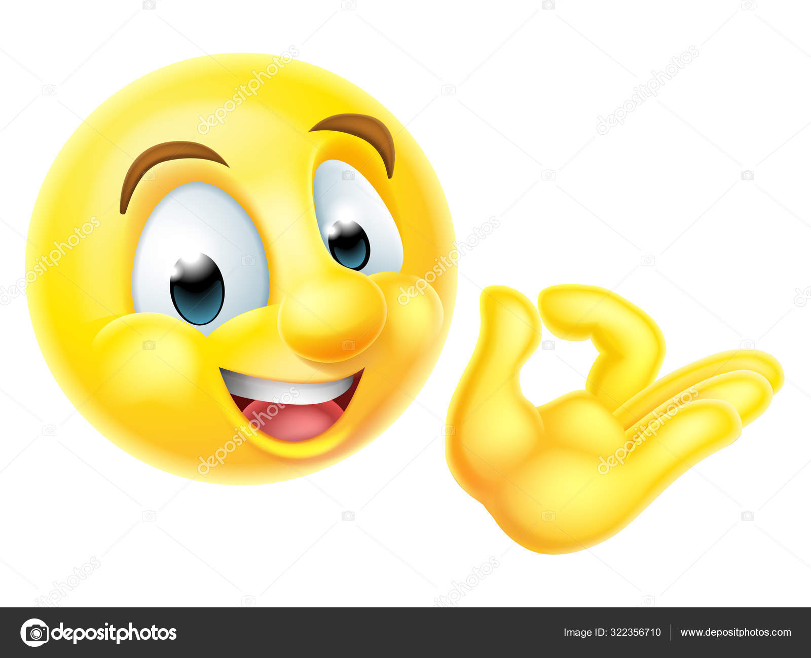 Okay Perfect Sign Emoji Emoticon Stock Vector Image by ©Krisdog 322356710