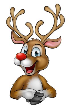 Christmas Reindeer Cartoon clipart