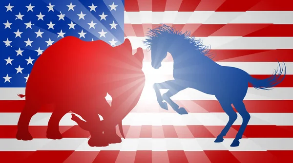 Concepto electoral americano — Vector de stock