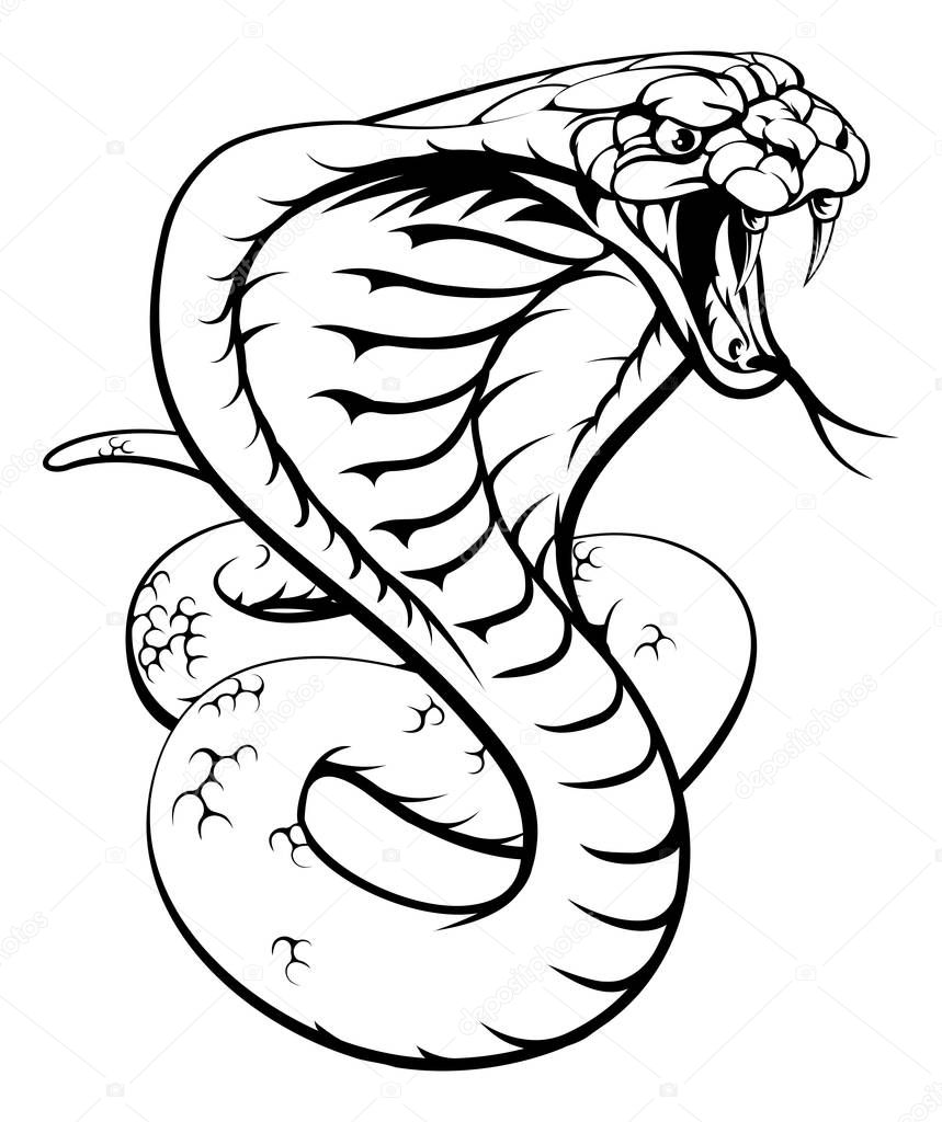 Cobra Snake Illustration