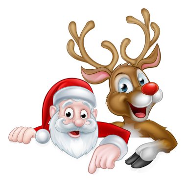 Çizgi film Noel Baba ve Ren Geyiği