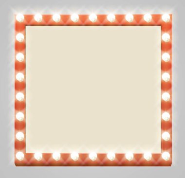 Retro Theatre Bulb Sign