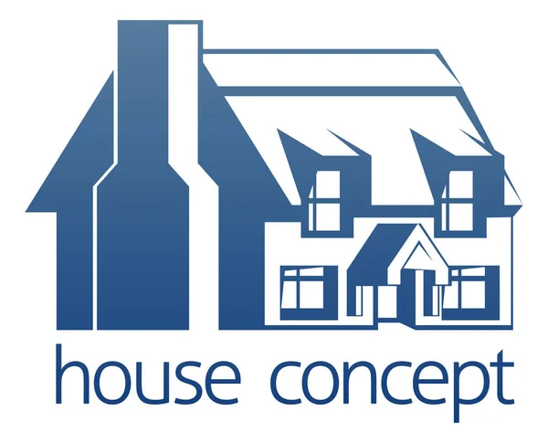 Concept icône maison — Image vectorielle