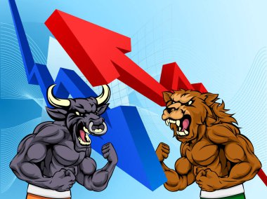 Ayılar Boğalara Karşı Borsa Kavramı
