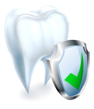 Tooth and Shield Concept clipart