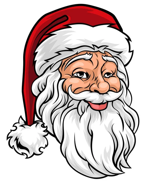 Ilustración de Navidad de Papá Noel — Vector de stock