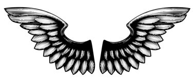 Oymalı Ahşap Kanatlar