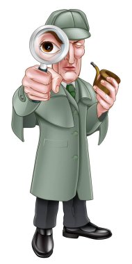 Çizgi roman Sherlock Holmes Dedektifi