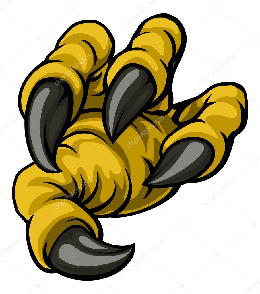 Cartoon Eagle Claw