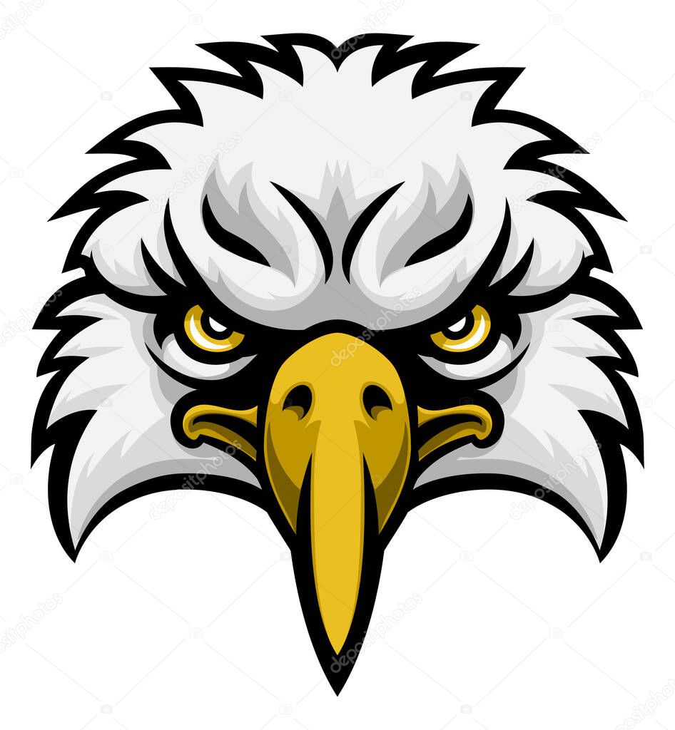 Eagle Mascot Face