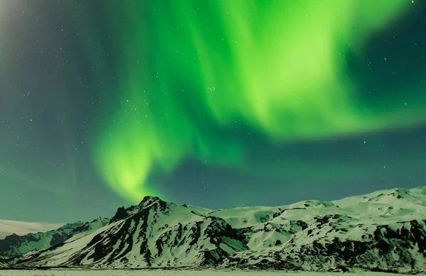 Aurora in IJsland — Stockfoto