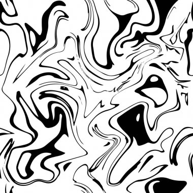 Zarif yaratıcı seamless modeli. Mürekkep Mermer doku. Siyah ve