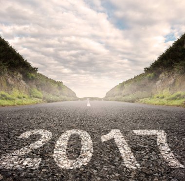 asfalt üzerine boyalı 2017