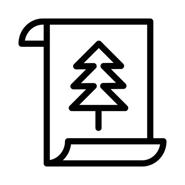 Vánoční přání tenká linie vektorové ikony — Stockový vektor