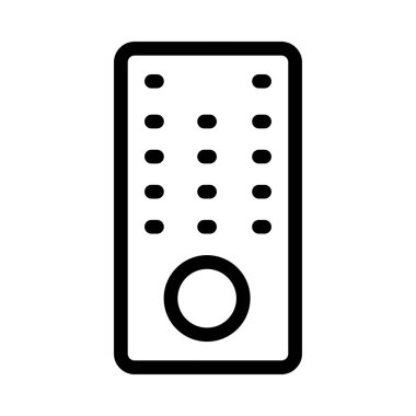 uzak ince çizgi vektör simgesi 