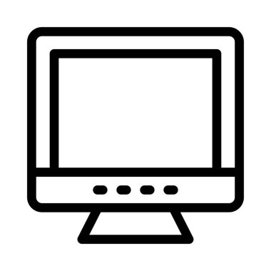 İnce Satır Vektörü Simgesini İzle 