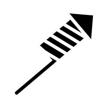 Yangın kraker Glifler vektör simgesi