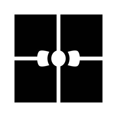 hediye kutusu Glifler vektör simgesi