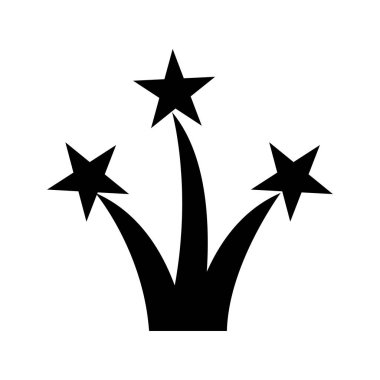 havai fişek Glifler vektör simgesi