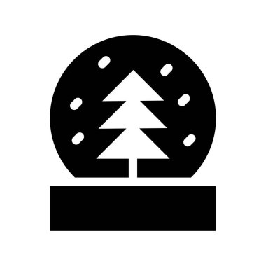 Dekorasyon top Glifler vektör simgesi