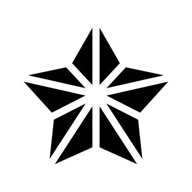 yıldız Glifler vektör simgesi