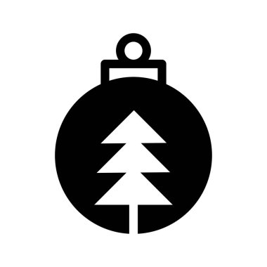 Dekorasyon top Glifler vektör simgesi