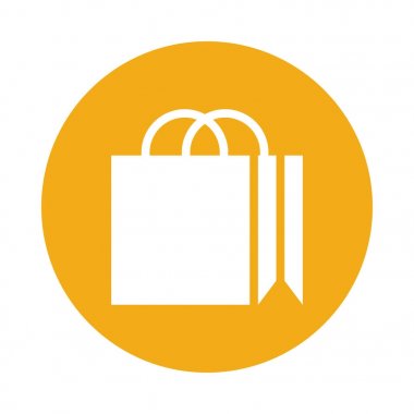 Alışveriş çantası Glifler renk çemberi simgesi