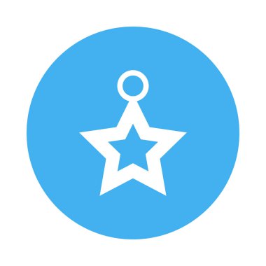 yıldız süs Glifler renk daire simgesi