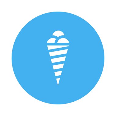 Koni dondurma Glifler renk çemberi simgesi