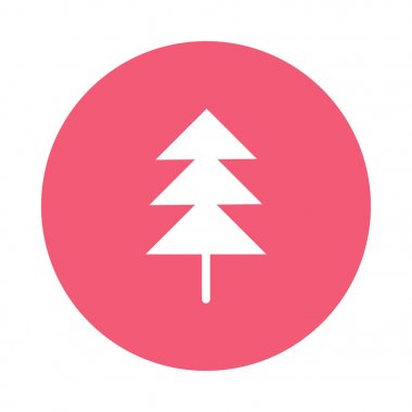 Noel ağacı Glifler renk çemberi simgesi