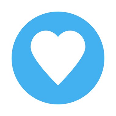 Kalp Glifler renk çemberi simgesi