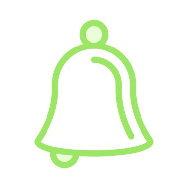 Bell renkli vektör simgesi 