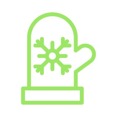 Eldiven renkli vektör simgesi 