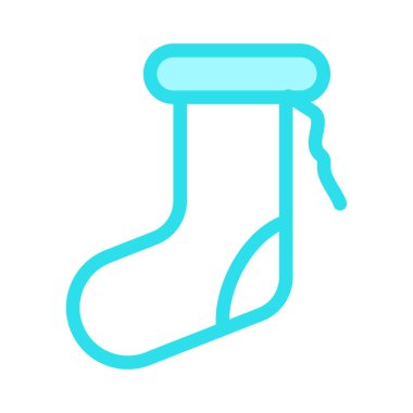 Çorap renkli vektör simgesi 