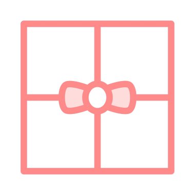 Hediye kutusu renkli vektör simgesi 