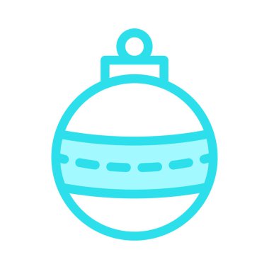 Dekorasyon top renkli vektör simgesi 