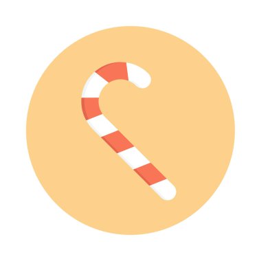 şeker düz vektör simgesi