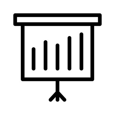 Grafik ince çizgi vektör simgesi 