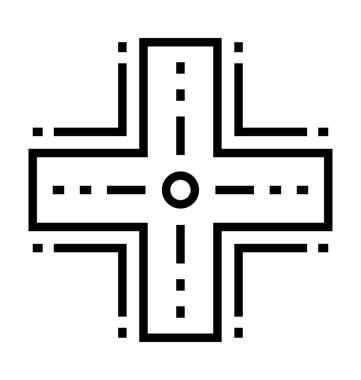 Veri yolu kalın satır vektör simgesi 