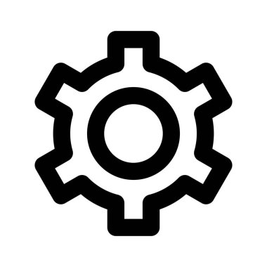 Kalın satır vektör simge ayarlama 