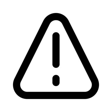 Hata kalın satır vektör simgesi 