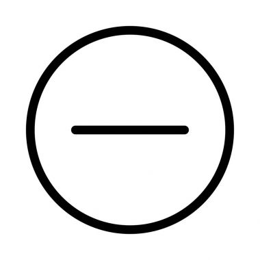 İnce çizgi vektör simgesini Kaldır 