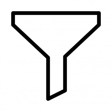 Huni ince çizgi vektör simgesi 