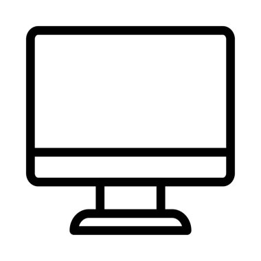 İnce Satır Vektörü Simgesini İzle 