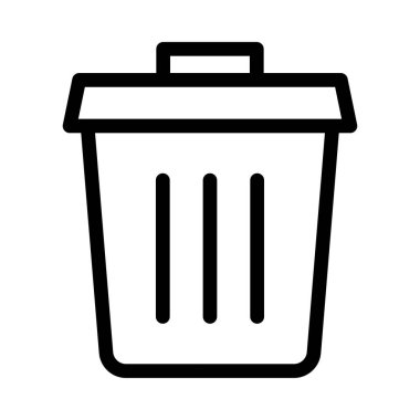 İnce çizgi vektör simge Sil 