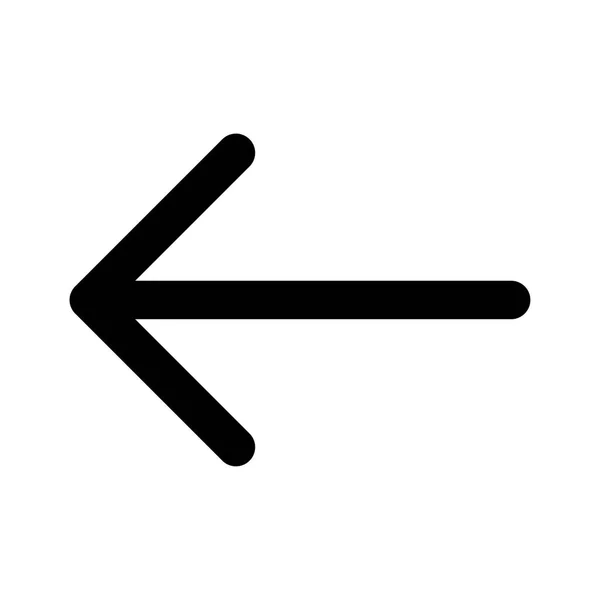 Reverse fett line Vektor Symbol — Stockvektor
