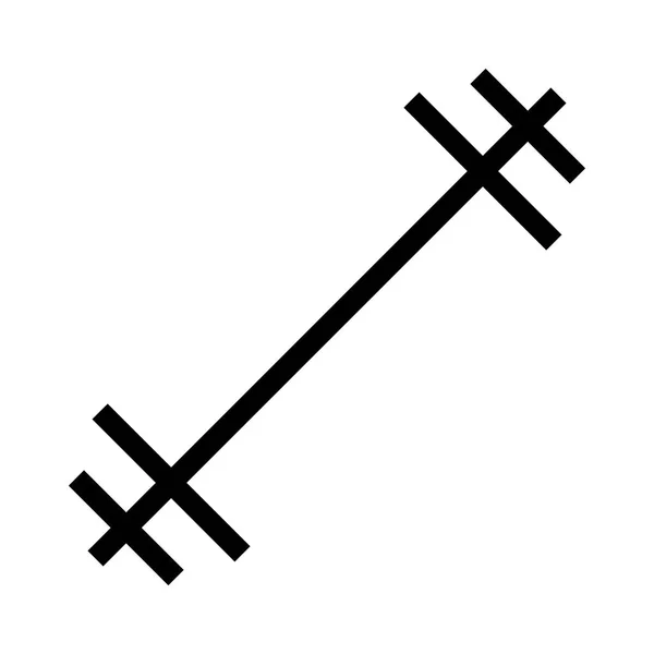 Thin Line Vektor-Symbol — Stockvektor