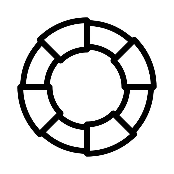 Tunn linje vektor symbol — Stock vektor