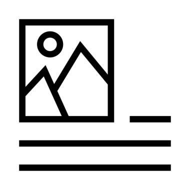 Düzen ince çizgi vektör simgesi