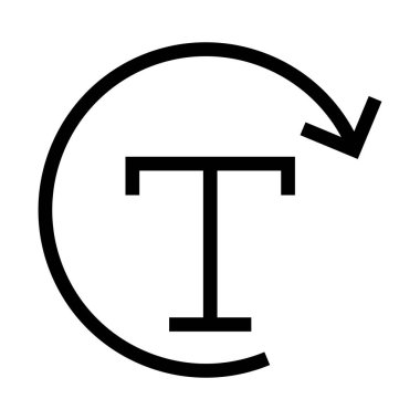 Düzen ince çizgi vektör simgesi